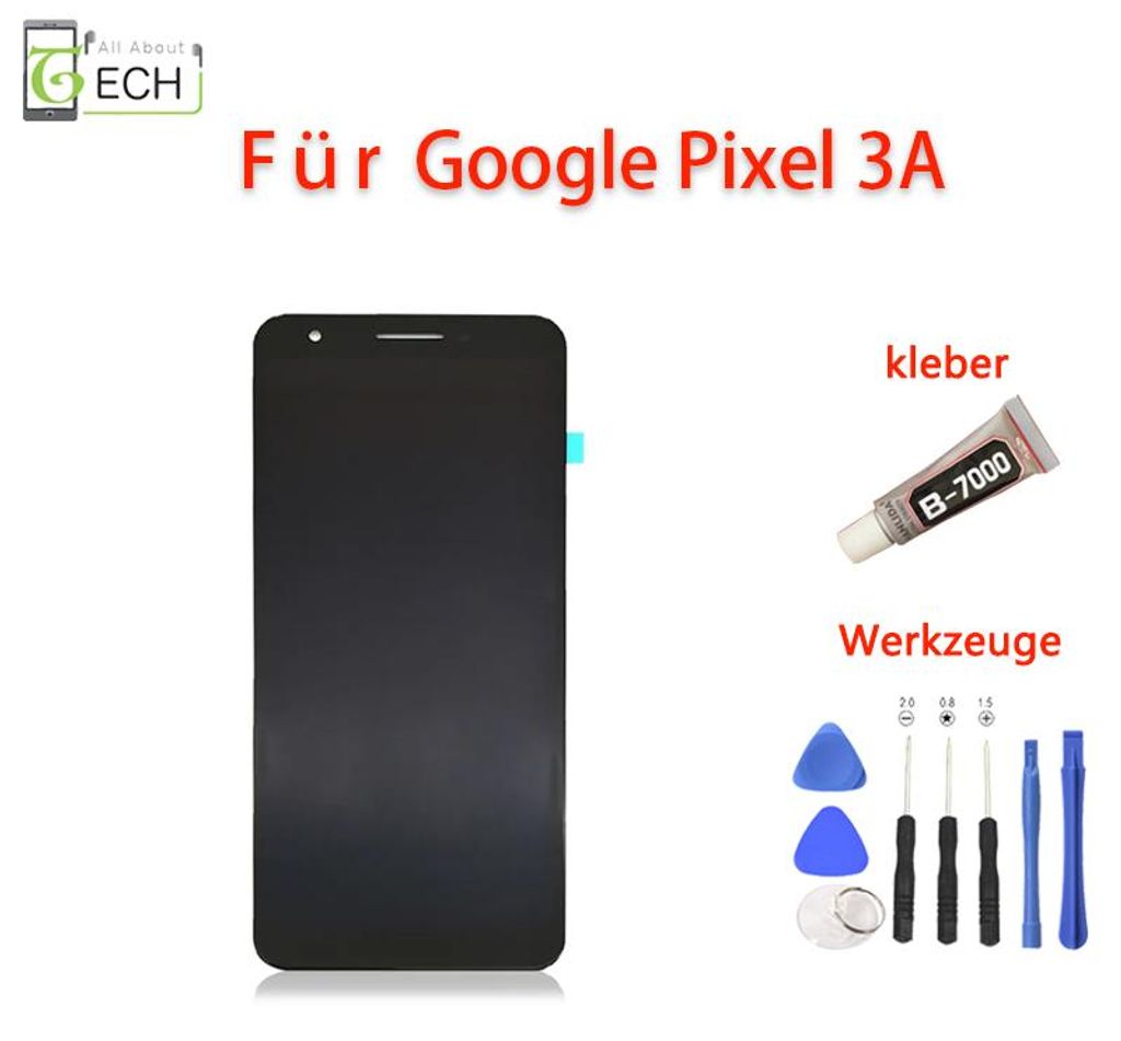 Für Google Pixel 3A LCD Display (OLED) Touchscreen Produktbild 