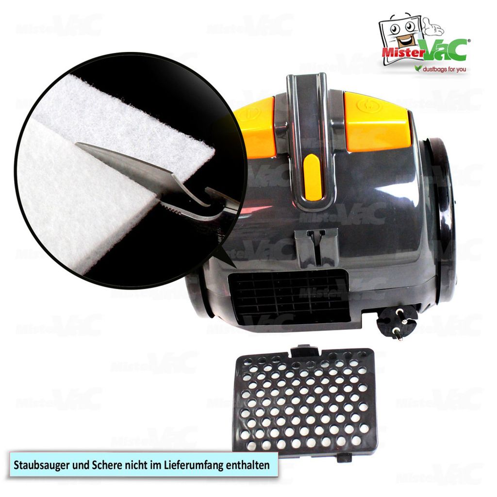 MisterVac Staubsaugerfilter - Motorschutzfilter Kompatibel Mit CleanMaxx PC P008E