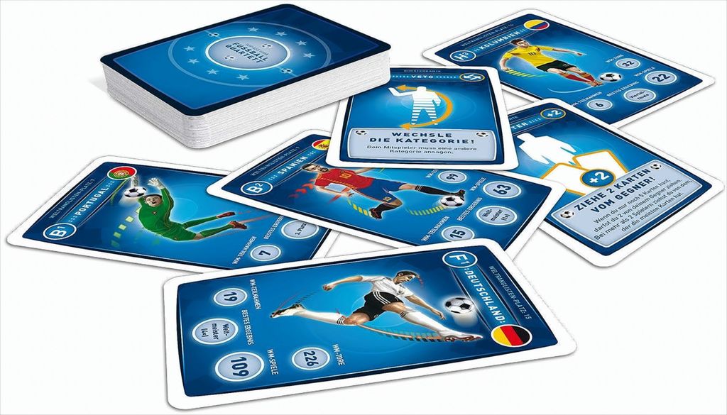 Fußball Quartett & Trumpf Produktbild 