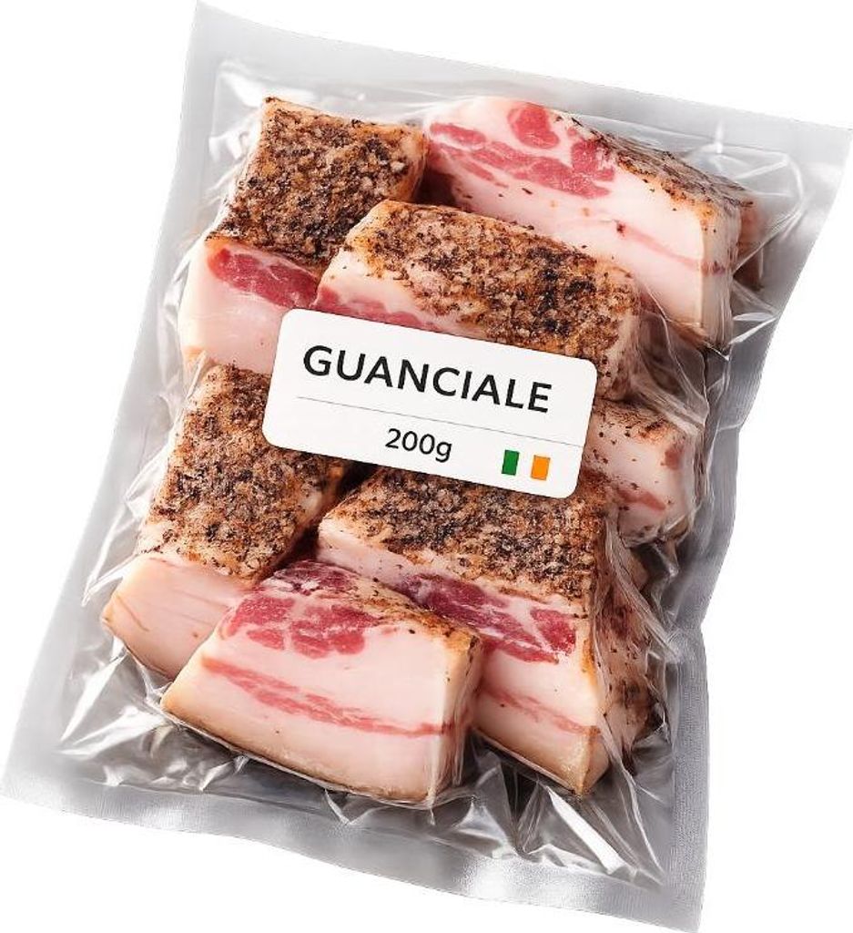 Kawałki policzków wieprzowych Guanciale 200 g – Schronisko Zdjęcie produktu 