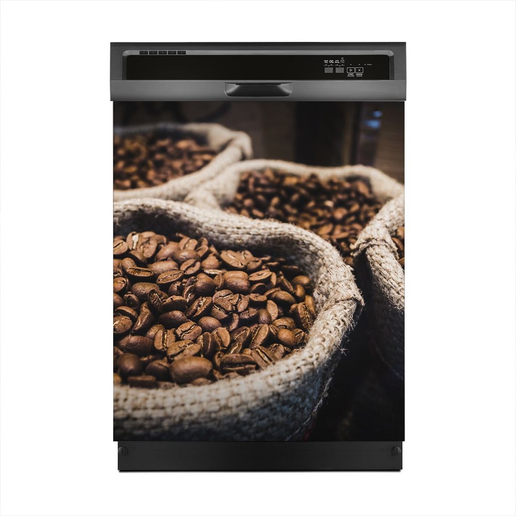 Aufkleber sticker 60x70 cm Dekorative folie Spülmaschine - Kaffee Coffee Bohnen