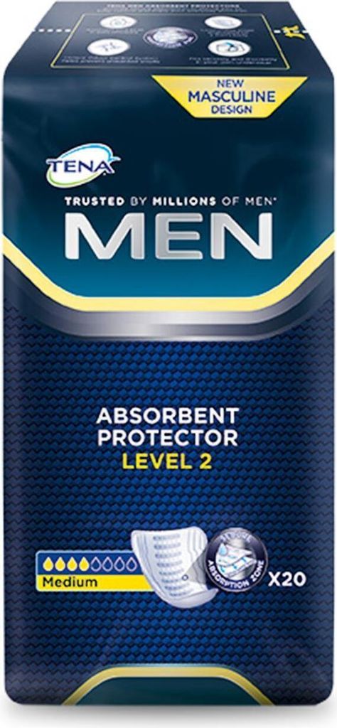Tena Men Active Fit Level 2 - 1 paquet de 20 protections Image du produit 