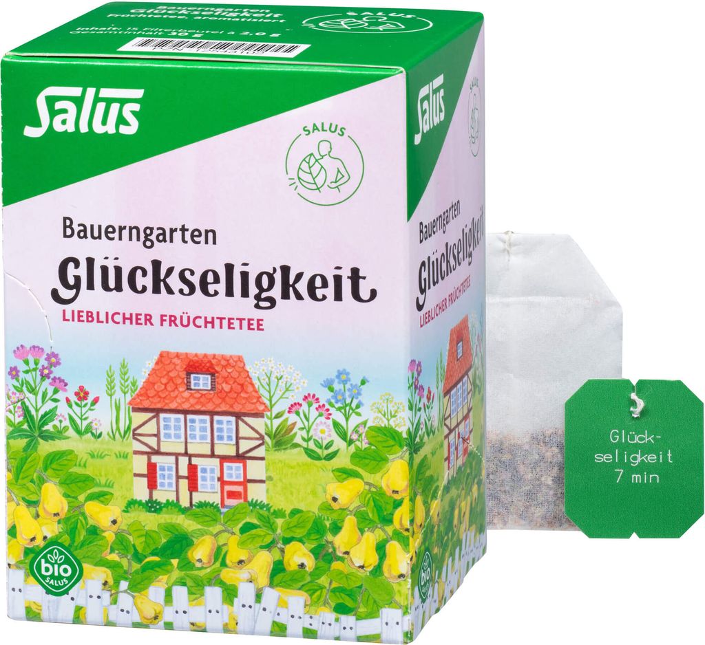 Salus Bauerngarten Glückseligkeit, Früchtetee, aromatisiert 15 St