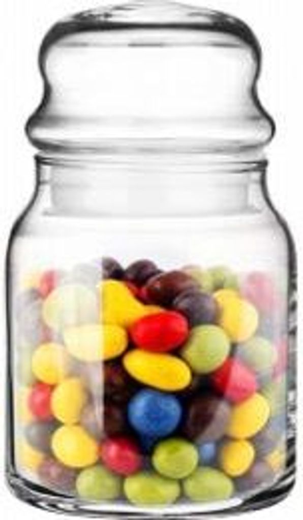 Vorratsdosen Vorratsgläser Vorratsgefäß Vorratsbehälter Glasbehälter mit Deckel(S: 290ml)