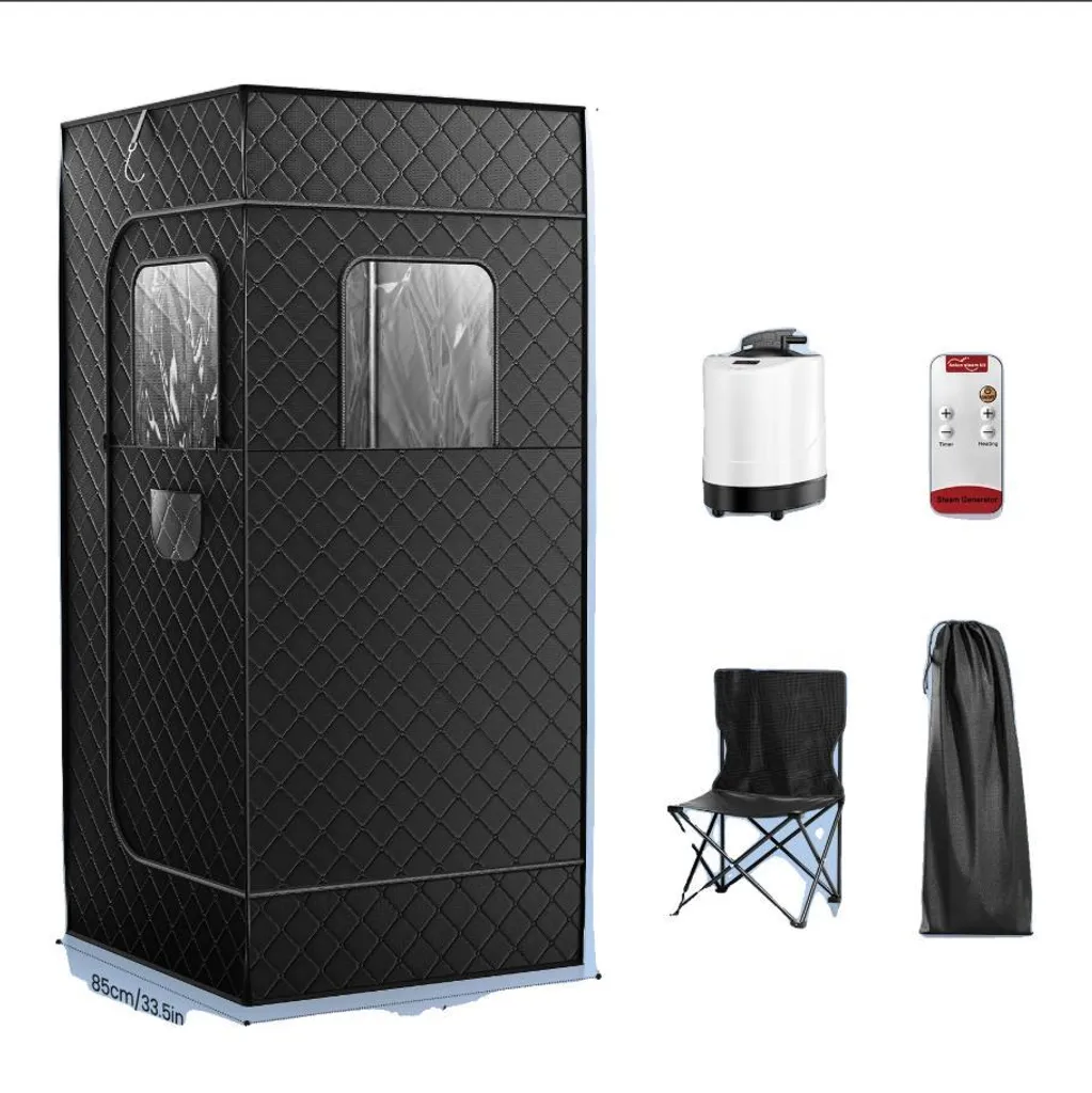 Cabine de sauna vapeur 3L portable Spa gonflable de relaxation 220V