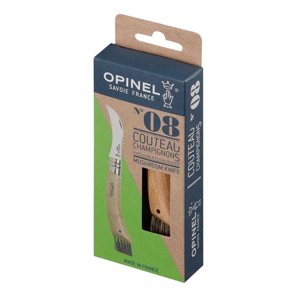 Coltello Opinel per funghi, acciaio inox misura 8 con Immagine del prodotto 