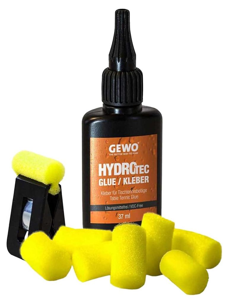 GEWO Tischtennis Kleber HydroTec 37 ml – Wasserbasis, Produktbild 