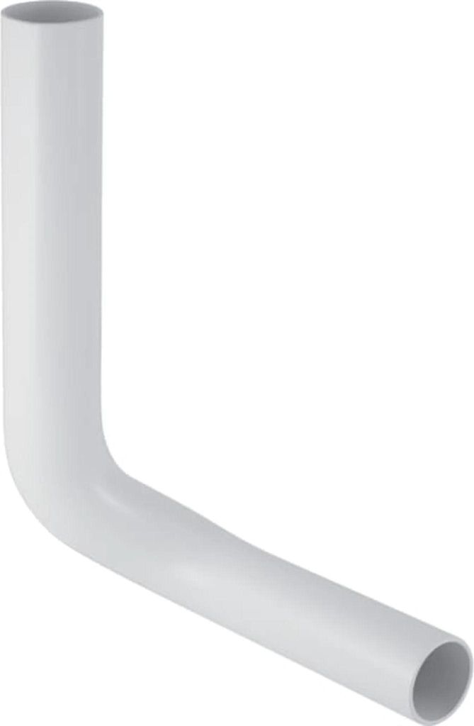 Geberit Spülbogen 90° gekröpft, 10 cm rechts, 50 mm, 28x21 cm, Weiß