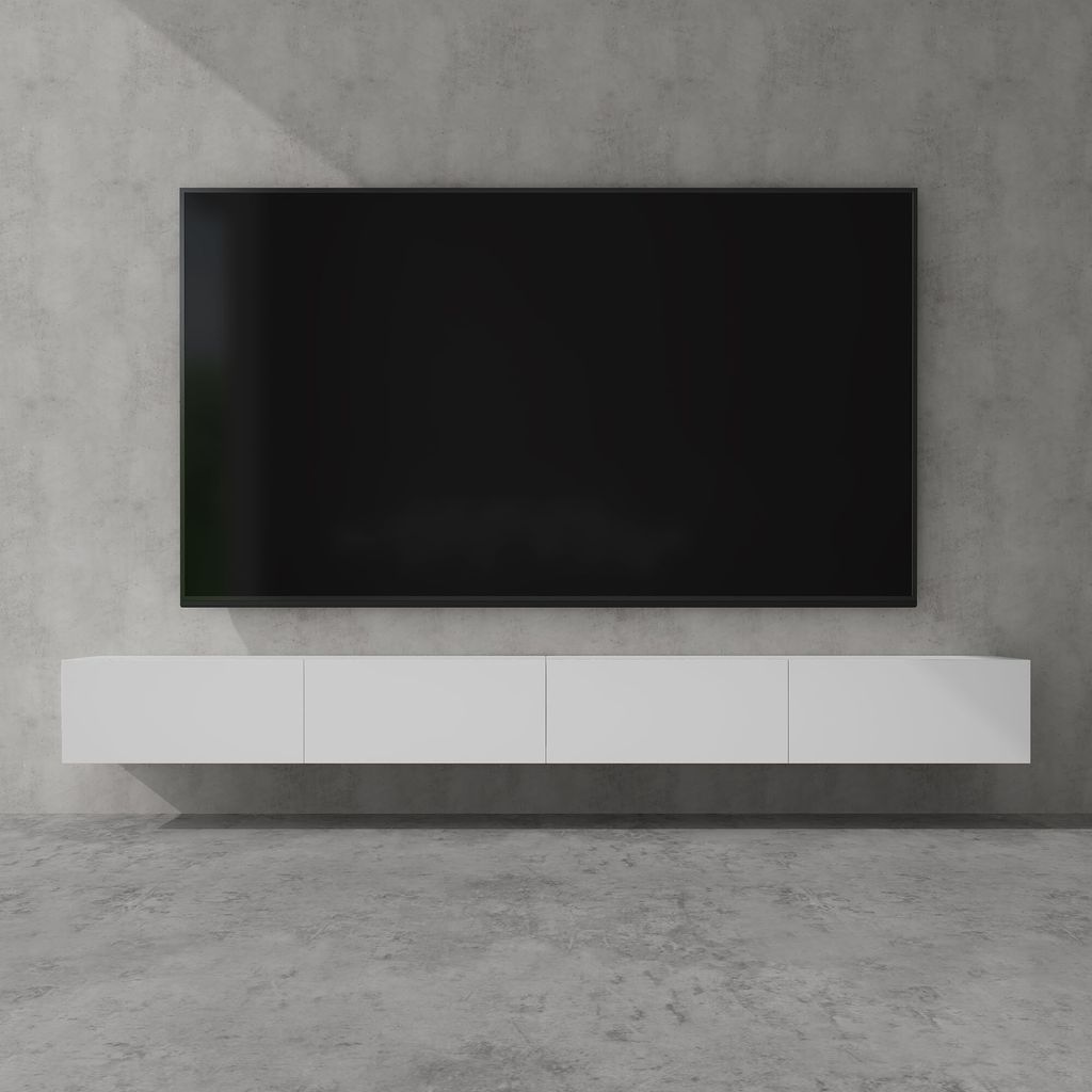 doporro TV Lowboard hängend Fernsehschrank Wohnzimmer | Produktbild 