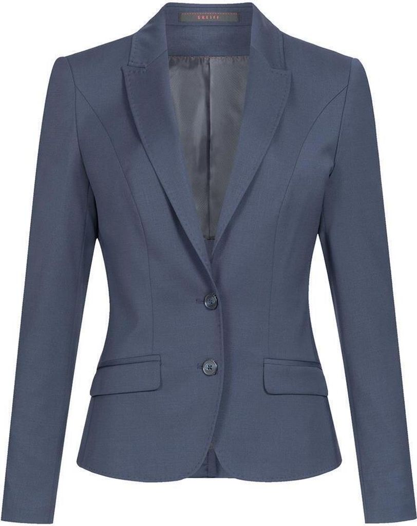 Greiff Modern WITH 37.5 Damen Business-Blazer Slim-Fit Dunkelblau 42
