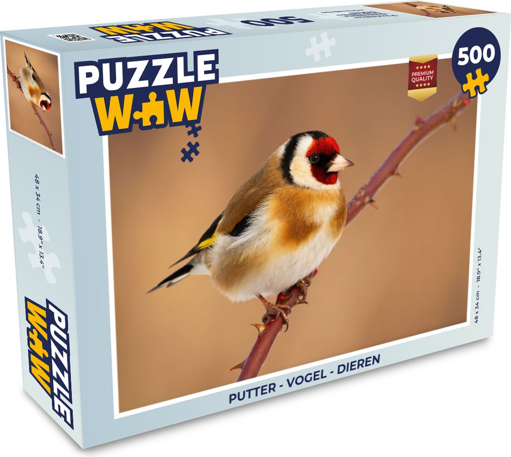 MuchoWow Puzzle 500 Teile Kropftaube - Vogel - Tiere - 500 Teile - Kinder - Selberbauen - Puzzlespiele