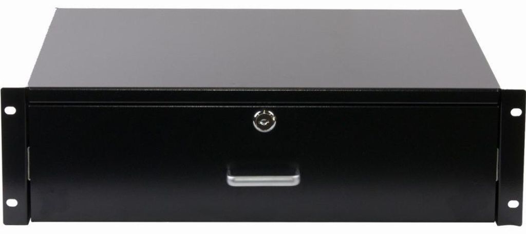 Rockstable 3 HE 19" Abschließbare Schublade - Produktbild 