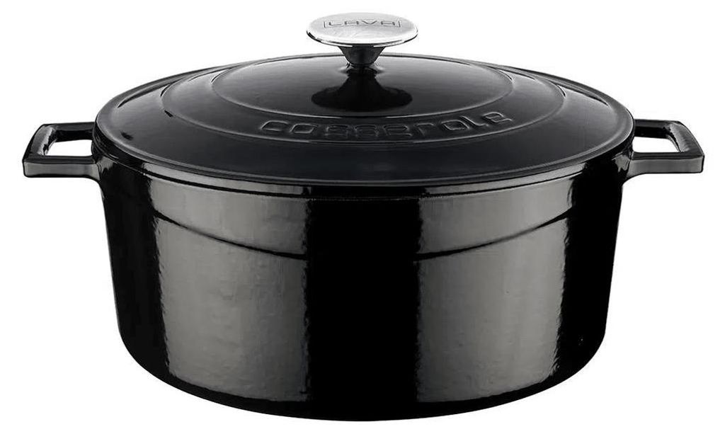 Lava Bräter - 28 cm - 6.71 liter - Cast iron - Schwarz