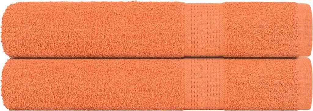 Saunatücher FROGN 2 Stk. Orange 80x200 cm 360 g/m²