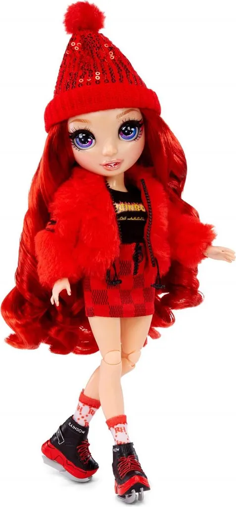 Poupée Rainbow High Ruby Anderson Hiver : Jouet Robuste et Multi-Accessoires - 9