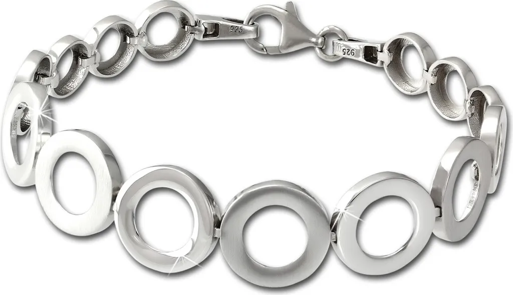 Bracelet Femme Argent 925 Chic pour Soirée et Quotidien 19,5cm