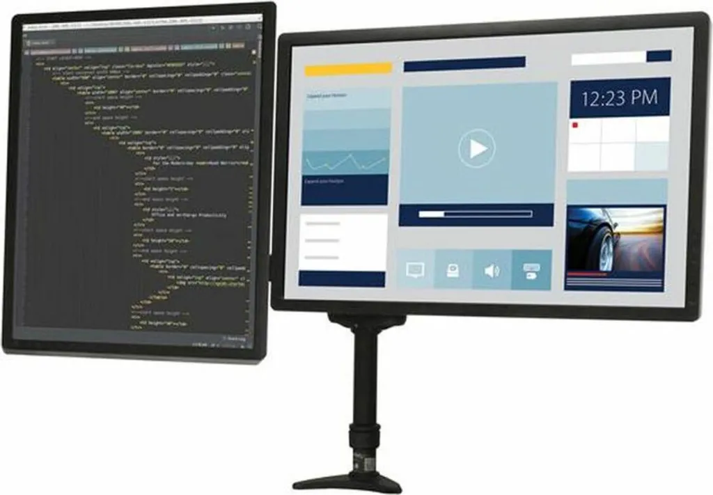 StarTech.com Bras articulé pour moniteur double - Support bureau ARMDUAL