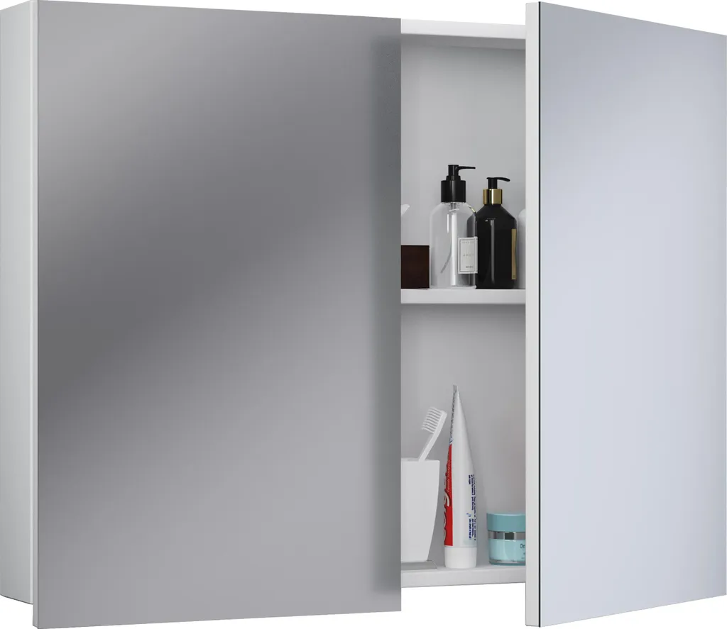 Specchio Bagno Contenitore Badinos Bianco 60cm - Offerta Online