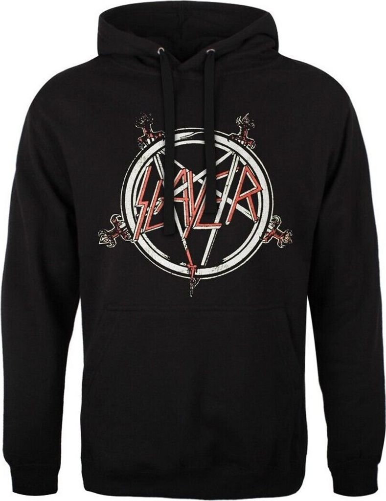 Slayer - Hoodie zum Überziehen für Herren/Damen Uni RO1761 (XL) (Schwarz)