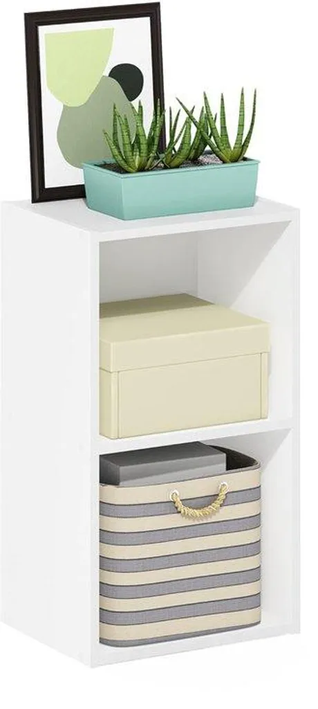 Étagère en bois avec porte de 54 cm - Meuble de rangement naturel 1 pièce