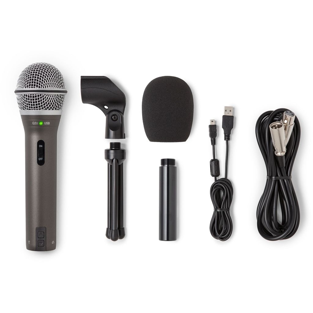 Samson Q2U, PC-Mikrofon, 50 - 15000 Hz, 16 Bit, 48 kHz, Produktbild 