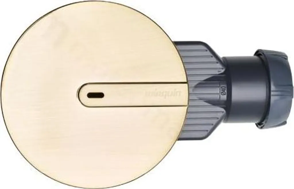 Wirquin Slim+ Bonde de Douche Or Fi90 en Acier Inox Haute Qualité