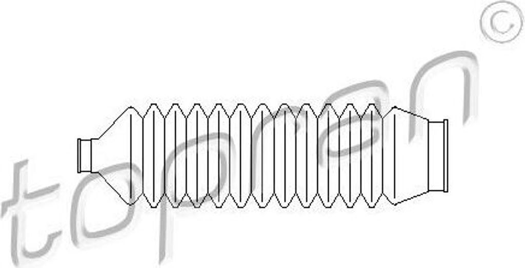 TOPRAN BEIDSEITIG Faltenbalg Lenkung für FORD ESCORT IV GAF AWF ABFT