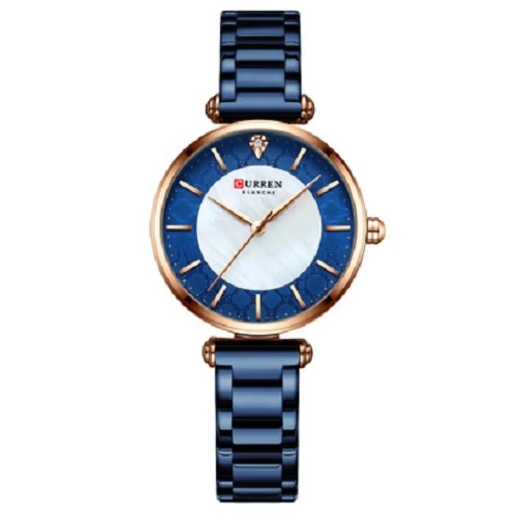Regalo Donna: Orologio CURREN LA-14161 Blu Elegante con Box