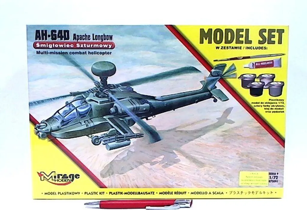 Hélicoptère Apache S09 Mirage Zest : Maquette Haute Fidélité 872091