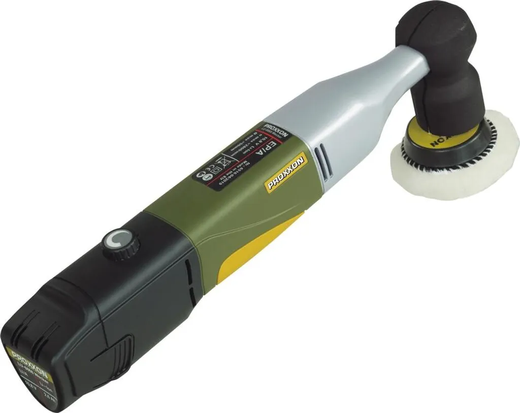 Polisseuse sans fil Proxxon EP/A pour restaurer les optiques et vernis