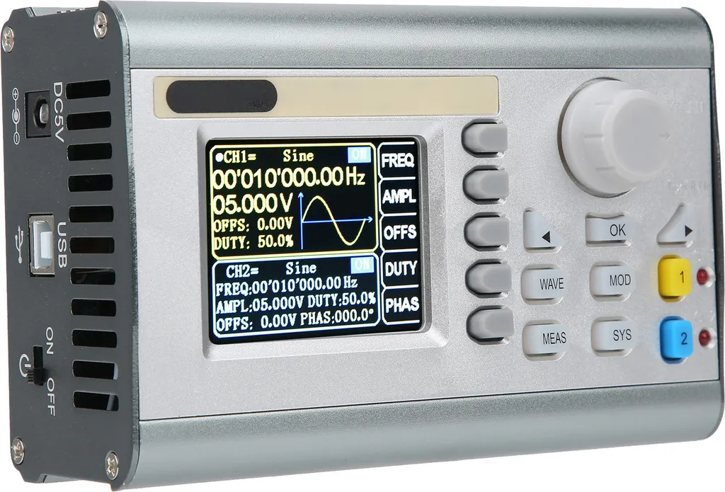 Source de signaux JDS2900-60M haute précision DDS avec écran LCD