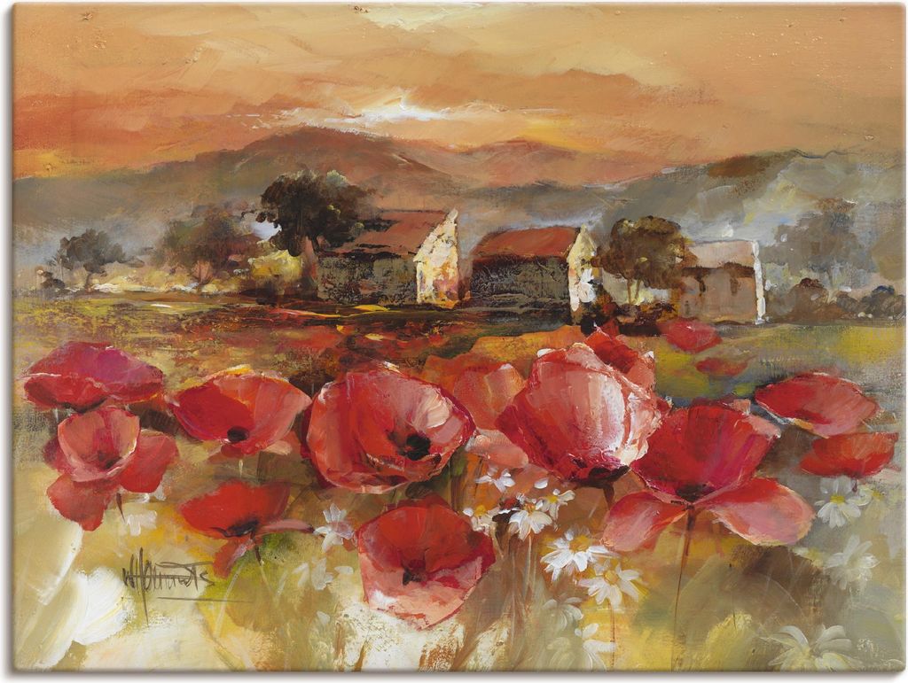 ARTland Leinwandbild Toskana Romantic II Größe: 120x90 cm