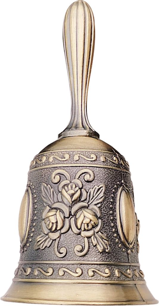 Vintage-Handglocke aus massivem Bass, super laut, robustes Metall, für Schule, Klassenzimmer, Lehrer, Handglocke, Hochzeit, Weihnachtsessen, Servi...
