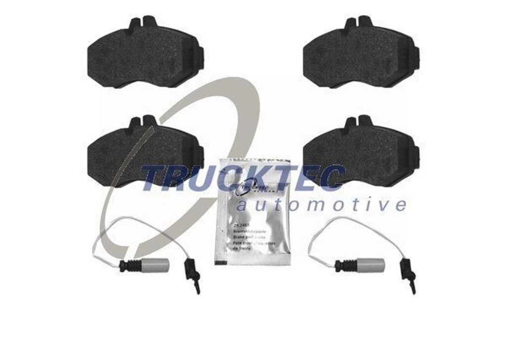 TRUCKTEC AUTOMOTIVE Bremsbeläge Satz Vorne Bremsklötze passend für MERCEDES-BENZ VITO Bus (638) 02.35.123