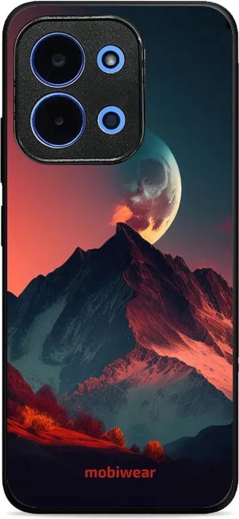 Handyhülle für Xiaomi Redmi 15C 4G, Mobiwear Glossy Case, Gebirgsdämmerung