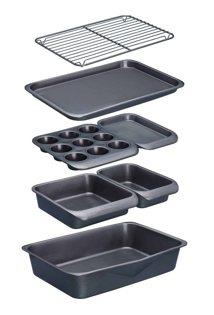 MasterClass Backbleche und -formen 7er Set, antihaftbeschichtet