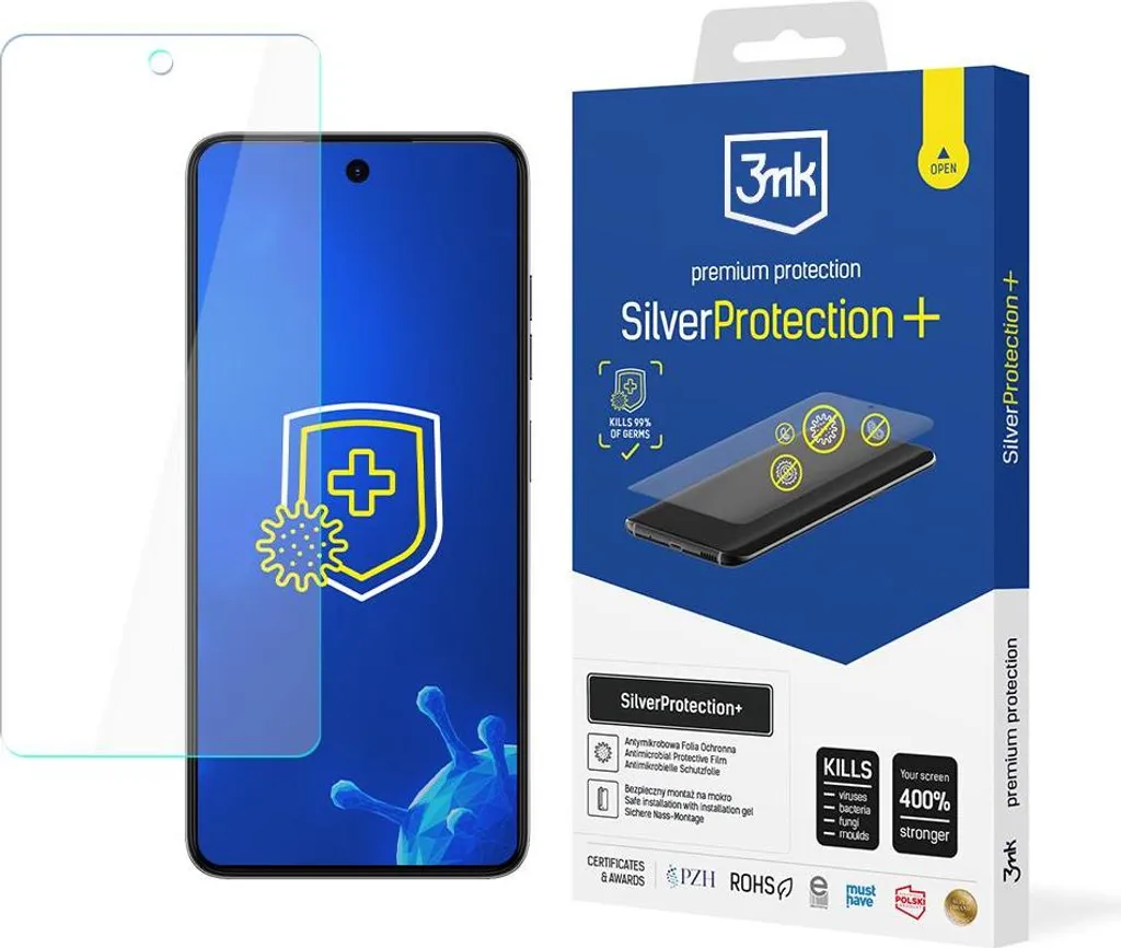 3mk SilverProtection+ Tecno Spark Go 2024 Pellicola Antibatterica