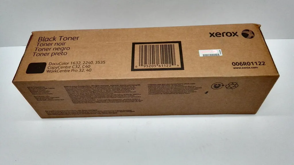 Scheda Tecnica Toner Xerox 6R01122 Nero | Ricambio Originale 27K