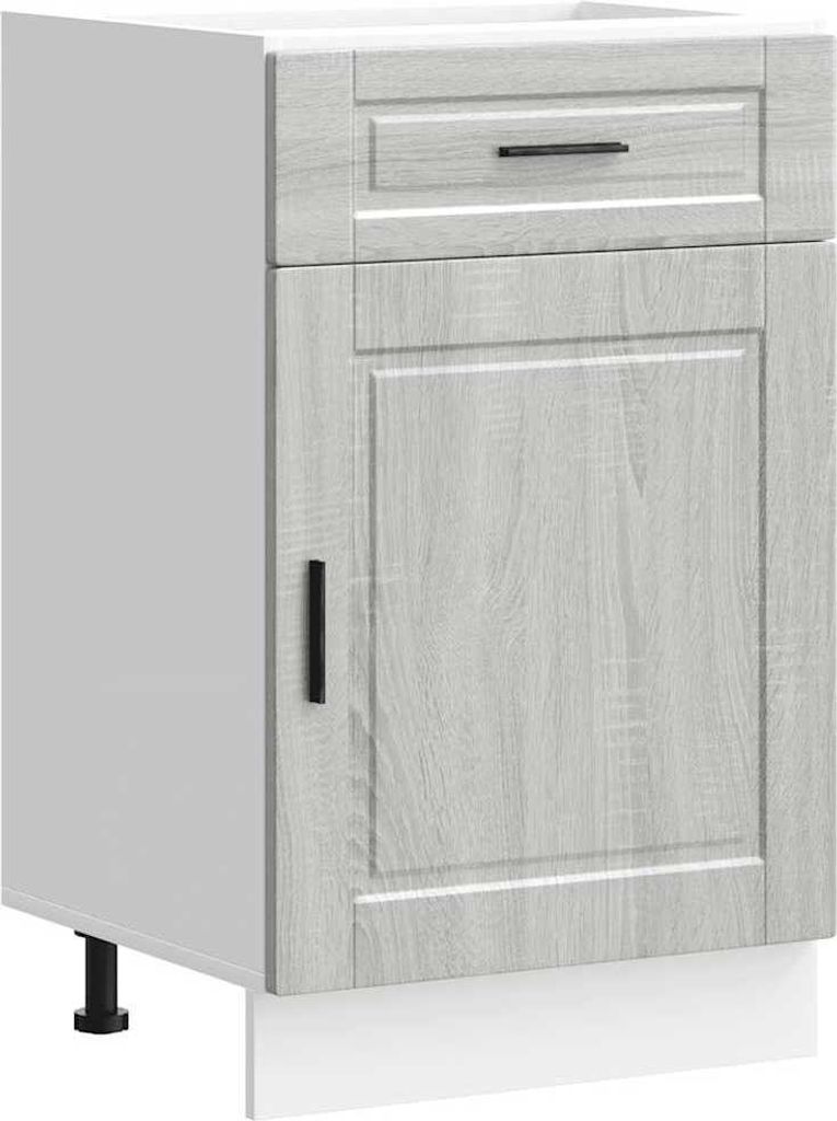 "SALE 2026"Hängeschrank/Küchen-Unterschrank - elegantes Design - Küchenmöbel/Buffetschrank - Porto Grau Sonoma Holzwerkstoff - Küchenschränke...