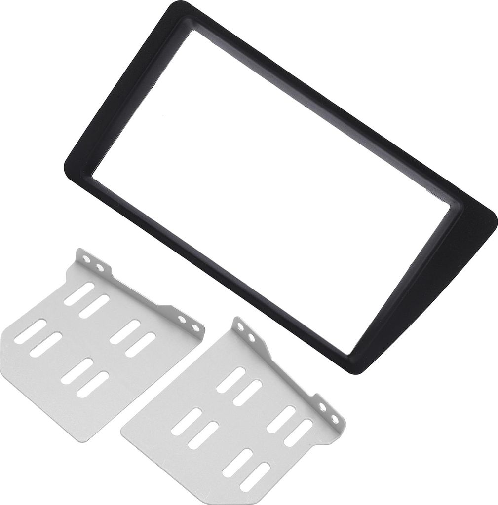 2Din Radio Stereo Blende Armaturenbrett Rahmenverkleidung Ersatz für Honda Civic LHD 2001–2005