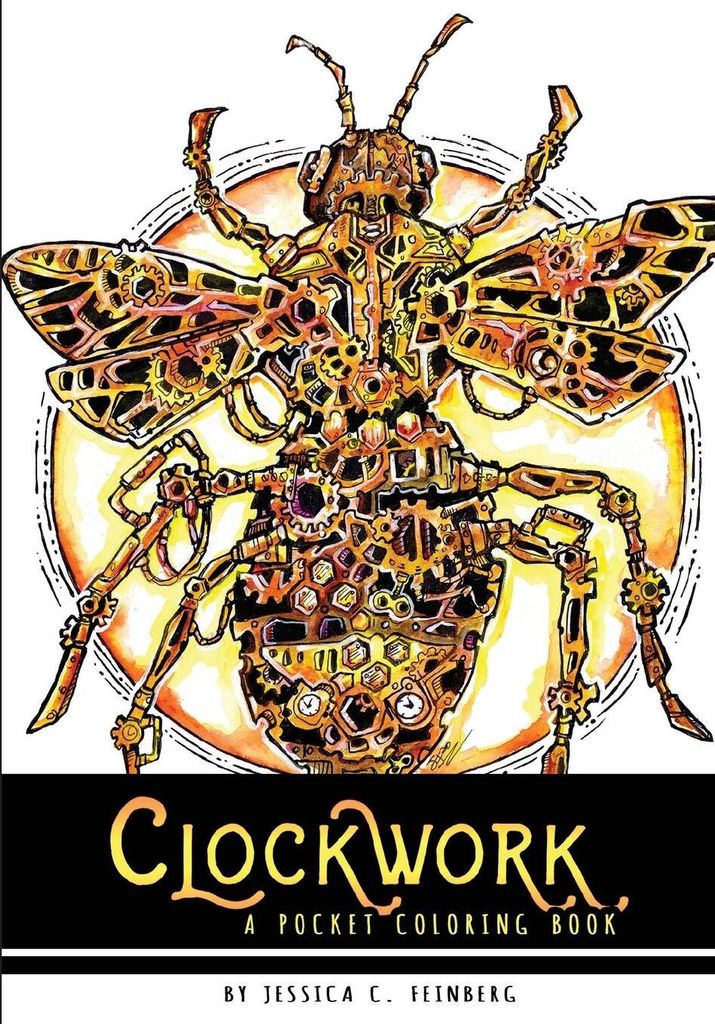 Clockwork Pocket Coloring Book