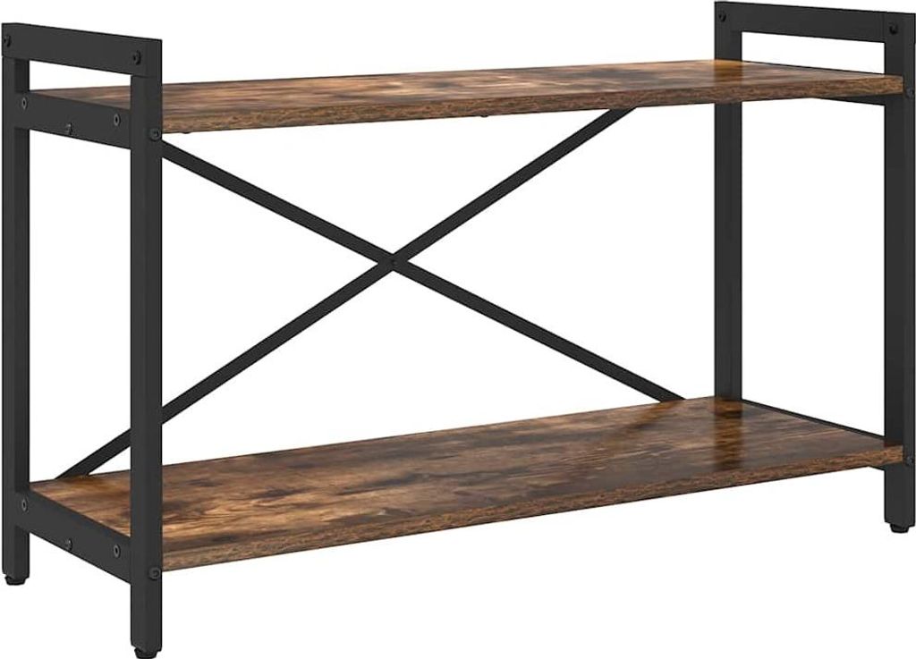 vidaXL Bücherregal Geräucherte Eiche 80 x 30 x 50 cm Holzwerkstoff