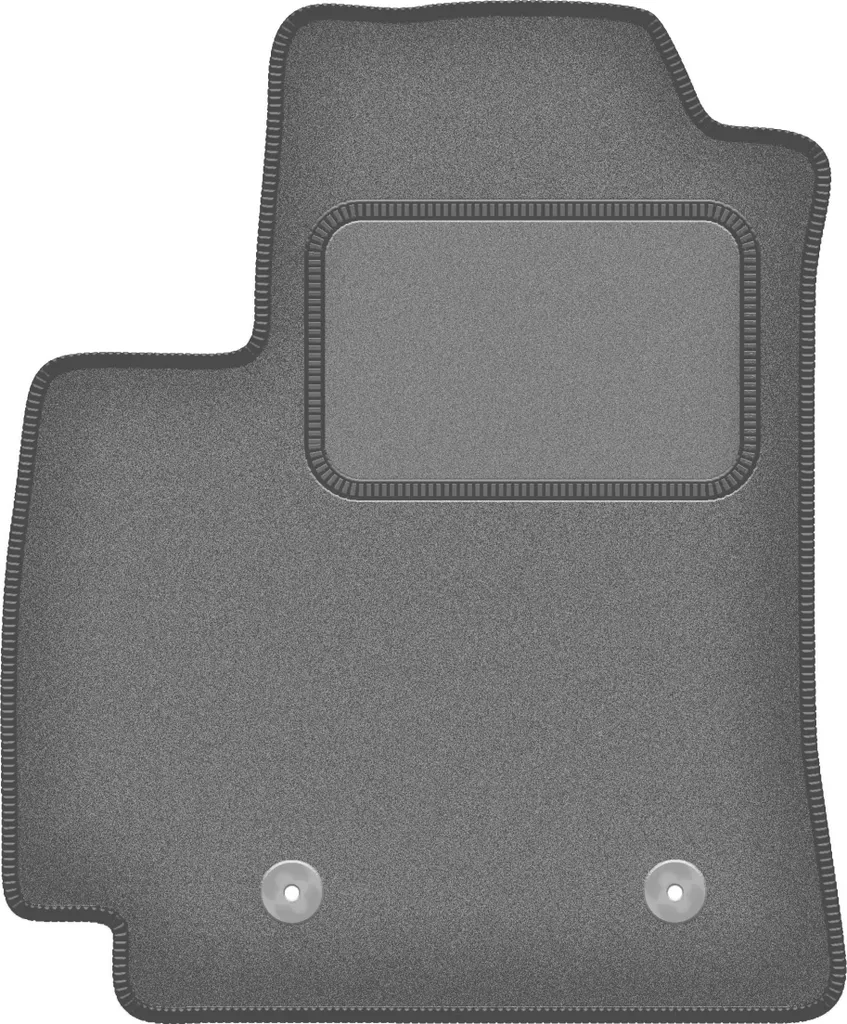 Tappetino conducente in velluto grafite compatibile con Renault Arkana (2021-, crossover) – con fissaggi – su misura