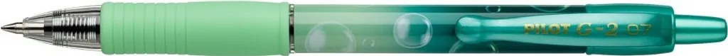 PILOT G2 07 Bubble Green : Stylo Gel Vert à Séchage Rapide sans Bavure
