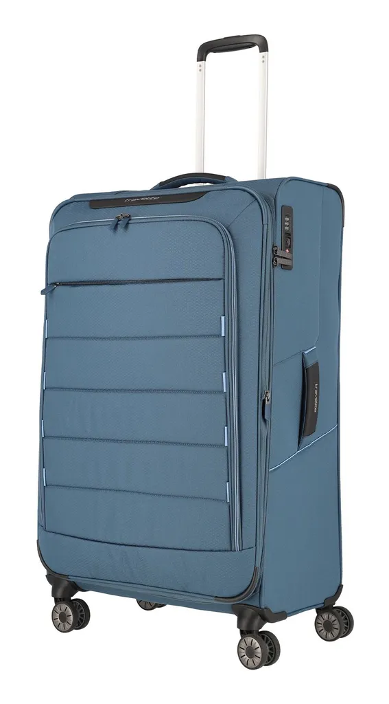 Valise légère Skaii 4W Panorama Blue avec roues multidirectionnelles - 3