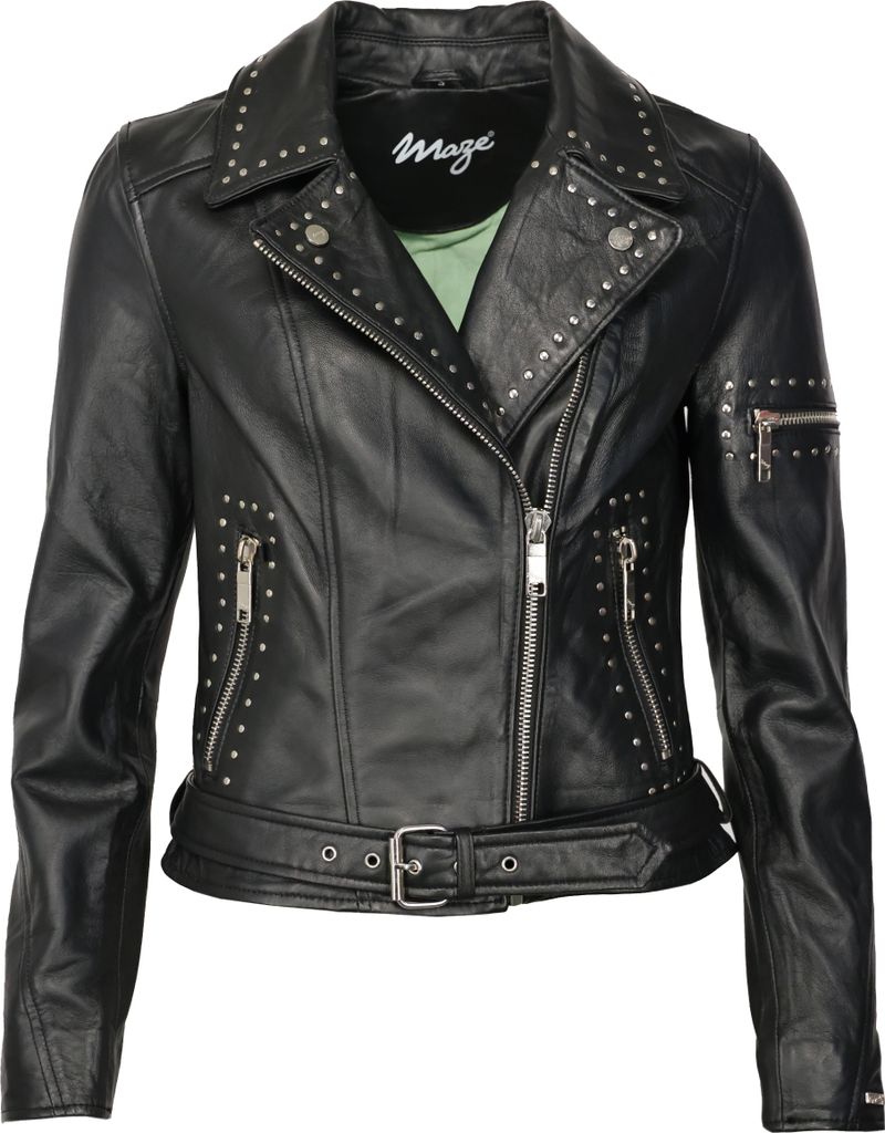 Maze Lederjacke 42021138 Damen black XL