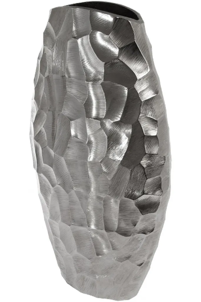 Vase en Métal Argenté Incassable : L'Objet Déco Luxe Durable - 2