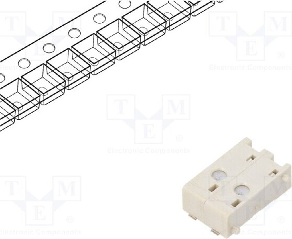 10x RELEASE POKE-IN CONNECTOR_2POLES 2834006-2 Sonstige Steckverbinder TE