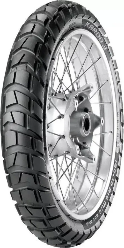 Pneu Metzeler Karoo 3 90/90-21 M+S Pneu Avant Moto avec Profil Homologué