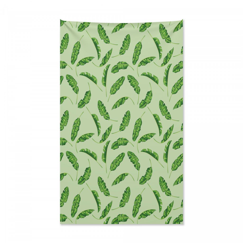 Abakuhaus Urwald Wandteppich und Tagesdecke, Ozeanische Klima-Palmen aus Weiches Mikrofaser Stoff Kein Verblassen Klare Farben Waschbar, 140 x 230 ...